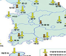 낙뢰관측망 지도