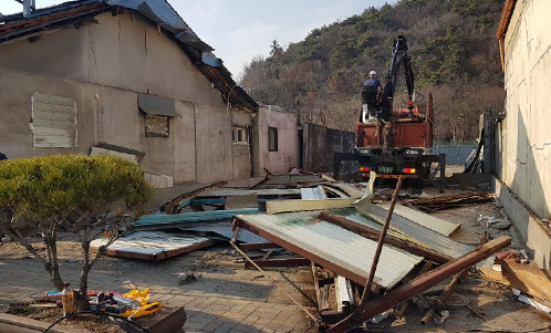 어울림센터 공사 중 사진1
