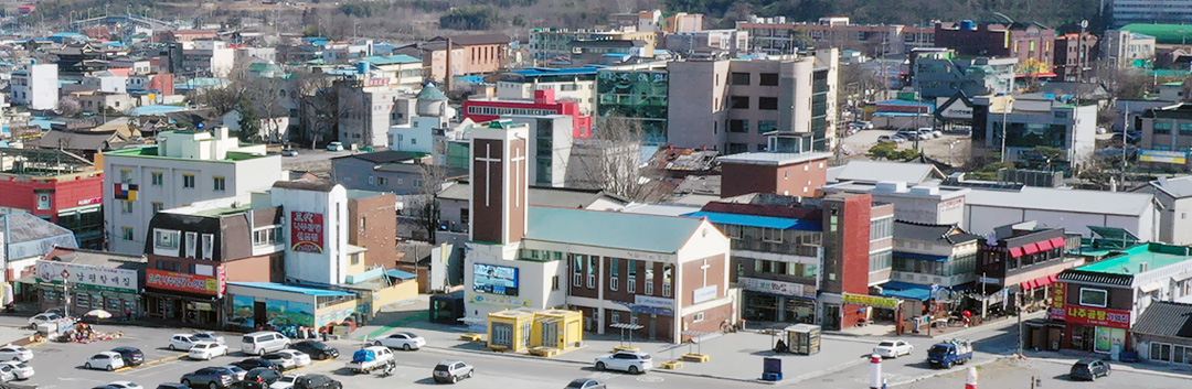 나주 곰탕거리를 위에서 본 전경