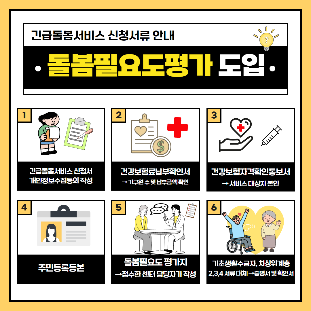 긴급돌봄서비스 안내