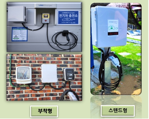 전기차 충전기 설치 사진