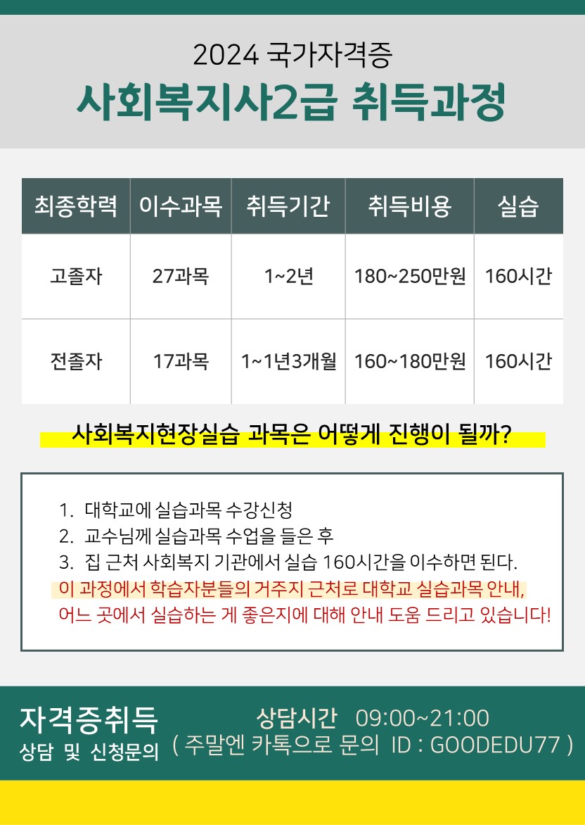 사회복지사 국가고시 전환